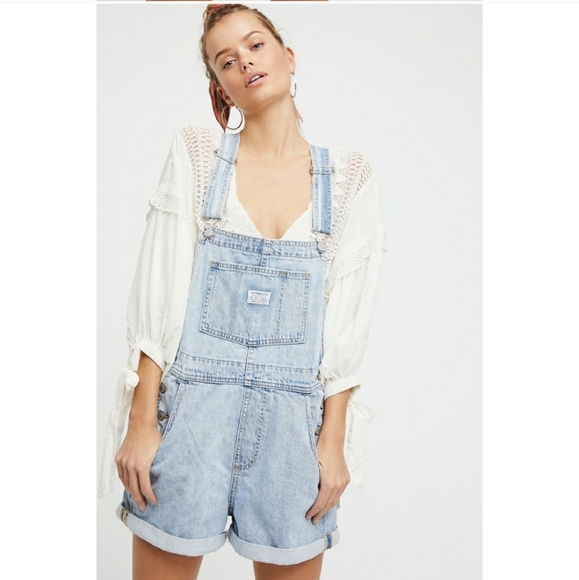 levis shorts overalls